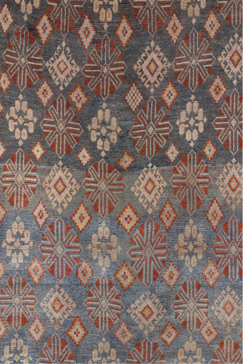 Antique Caucasian Runner Rug (4' x 9')